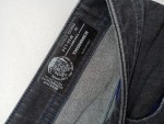 Vorschaubild 3 von Jeans Slim Fit Herren Gr. W34/50/L Grau Uni Casual Alltag Rippstrick Logo