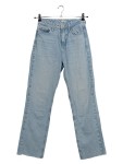 Vorschaubild 1 von Jeans Straight Leg Gr. 34 Hellblau Fransen