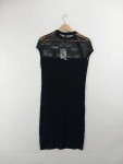 Vorschaubild 2 von Spitzenkleid Gr. 40 Schwarz Elegant