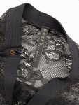 Vorschaubild 3 von Spitzenkleid Gr. 40 Schwarz Elegant