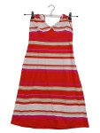 Vorschaubild 1 von Sommerkleid Gr. 36 gestreift rot pink beige Träger Damen