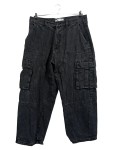 Vorschaubild 1 von Herren Cargo Hose Schwarz Denim Gr. 54 XXL