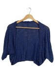 Vorschaubild 1 von Strickjacke Cardigan Kinder Gr. 146 Blau Meliert