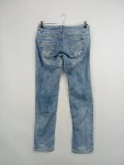 Vorschaubild 2 von Damen Bootcut Jeans W31 Blau Used Look Casual