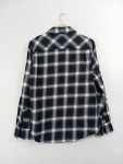 Vorschaubild 2 von Freizeithemd Herren Gr. 36/S Schwarz Baumwolle Kariert Casual 53 cm