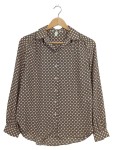 Vorschaubild 1 von Bluse Gr. 36 Geometrisches Muster Beige Casual