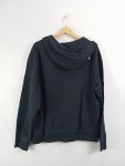 Vorschaubild 2 von Sweatjacke Hoodie Reißverschluss Schwarz Gr. 54