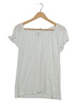 Vorschaubild 1 von T-Shirt Damen Gr. 36 Weiß Rundhals Kurzarm