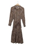 Vorschaubild 1 von Blusenkleid Leopard Leo Print Gr. 36 Langarm