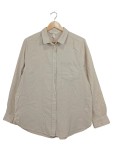 Vorschaubild 1 von Hemdbluse Leinen Baumwolle Beige Langarm Gr. 38
