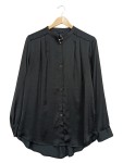 Vorschaubild 1 von Bluse Gr. 40 schwarz Zierband-Details Langarm