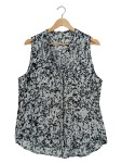 Vorschaubild 1 von Conscious Bluse ärmellos schwarz-weiß Muster Gr. 46
