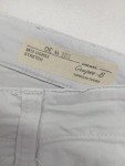 Vorschaubild 4 von Stoffhose Damen Grau Gr. W30/38/M Baumwolle Uni Casual Alltag Logo Knopf