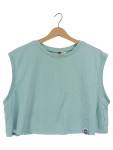 Vorschaubild 1 von Crop Top Ärmellos Mintgrün Gr. 40 Cozy Wave
