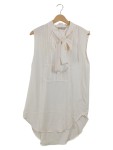 Vorschaubild 1 von Bluse Schleife Falten Creme Weiß Gr. 36