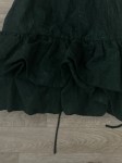 Vorschaubild 6 von Cocktailkleid Gr. 44 dunkelgrün Jacquard Rüschen
