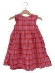 Vorschaubild 1 von Sommerkleid Gr. 86 kariert rot pink Rüschen