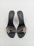 Vorschaubild 2 von Pantoletten Gr. 35 Schwarz Strass Blumen