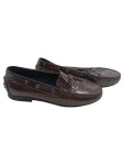 Vorschaubild 1 von Loafer Damen Lackleder Dunkelbraun Größe 40