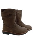 Vorschaubild 1 von Stiefel Herren Gr. 45 Braun Leder Reißverschluss 3 cm Praktisch Outdoor