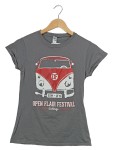 Vorschaubild 1 von T-Shirt Open Flair Festival Eschwege VW Bus Grau Gr. 36