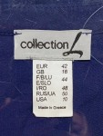 Vorschaubild 3 von Bluse V-Ausschnitt Dunkelblau Gr. 42