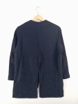 Vorschaubild 2 von Blazer Damen Gr. 40 Blau V-Ausschnitt Business