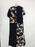 Vorschaubild 2 von Sommerkleid Blumenmuster Schwarz Gr. 38