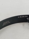 Vorschaubild 2 von Gürtel Kroko-Prägung Silber Schwarz Gr. 95 Kunststoff Strukturmuster Basic