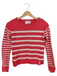 Vorschaubild 1 von Langarmshirt Gr. 146 rot weiß gestreift maritim