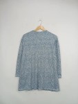 Vorschaubild 2 von Strickjacke Gr. 42 blau gemustert Langarm