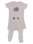 Vorschaubild 1 von Baby Set Gr. 80 Kleid Leggings Kiss Me Pink