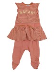 Vorschaubild 1 von Baby Set Safari Gr. 74 gestreift orange