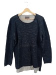 Vorschaubild 1 von Langarmshirt Schwarz Melange Gr. 52 Used Look