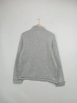 Vorschaubild 2 von Fleecepullover Herren Grau Gr. 50/L Polyester Meliert Casual Langarm