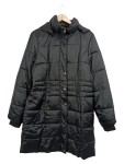 Vorschaubild 1 von Steppjacke Damen Schwarz Gr. 44/XXL Polyester Uni Casual Langarm Alltag