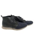 Vorschaubild 1 von Stiefel Herren Gr. 44 Schwarz Leder Schnürung 3 cm Casual Alltag Uni