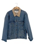 Vorschaubild 1 von Jeansjacke Cordkragen Gr. 52 Blau