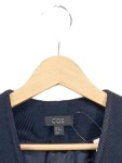 Vorschaubild 3 von Blazer Damen Gr. 40 Blau V-Ausschnitt Business