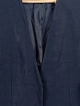 Vorschaubild 4 von Blazer Damen Gr. 40 Blau V-Ausschnitt Business