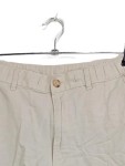 Vorschaubild 5 von Stoffhose Herren Beige Gr. W40/46/S Baumwolle Leinen Elasthan Casual L30