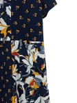 Vorschaubild 5 von Sommerkleid Blumenmuster Schwarz Gr. 38