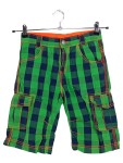 Vorschaubild 1 von Cargo Shorts Karo Grün Blau Größe 140