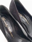 Vorschaubild 3 von Peeptoes Damen Gr. 37 Schwarz Leder Slip-On 8 cm Elegant Uni