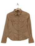 Vorschaubild 1 von Hemdbluse Bluse beige Gr. 36 Druckknöpfe