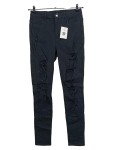 Vorschaubild 1 von High Waist Jeans Gr. 40 Schwarz Destroyed Look