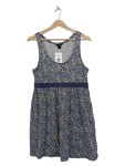 Vorschaubild 1 von Sommerkleid Gr. 36 blau Blumenmuster ärmellos