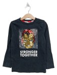 Vorschaubild 1 von Langarmshirt Gr. 110 Pailletten Superheld Schwarz