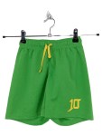 Vorschaubild 1 von Grüne Sport Shorts Kinder Gr. 110 mit gelber Zahl 10