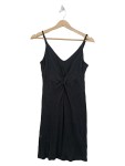 Vorschaubild 1 von Sommerkleid Schwarz Viskose Trägerkleid Gr. 36